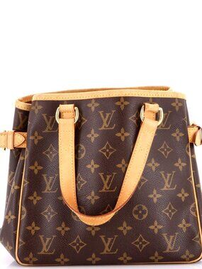 Louis Vuitton Batignolles Handbag Monogram Canvas Brown